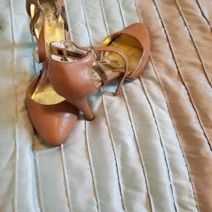 Tan 4-inch heel